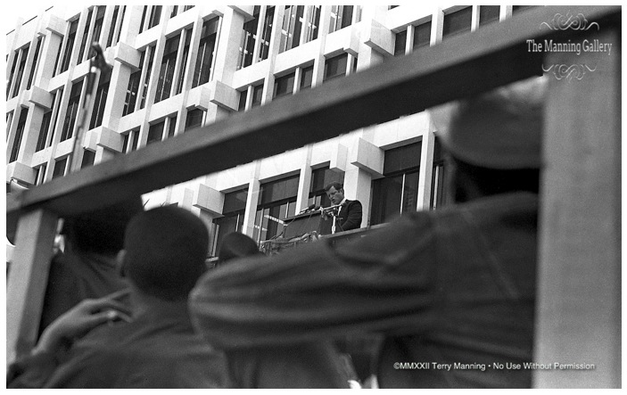 Listening To Sen. Kennedy 1969